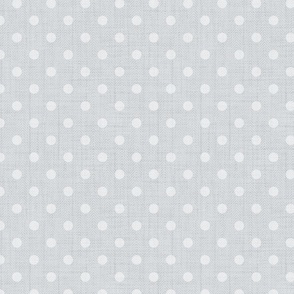 Light grey polka dot texture.