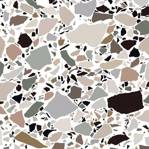 Terrazzo in Neutral Shades / Large