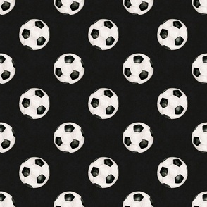 All Star Soccer on Textured Black 6 inch