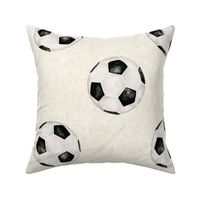 All Star Soccer on Textured Cream12 inch