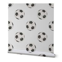 All Star Soccer on White 12 inch