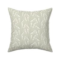 Lily of the Valley large 6 medium scale in soft grey by Pippa Shaw