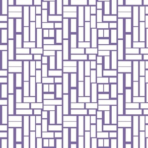 White Rectangles  on purple background