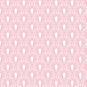 Geometric floral pattern