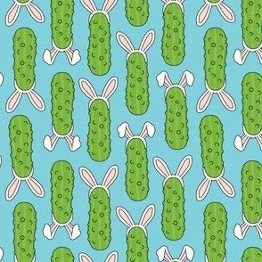 (small scale) Easter Bunny Pickles - blue - LAD23