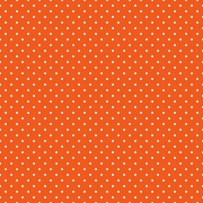 Small Polka Dots on Orange / Medium
