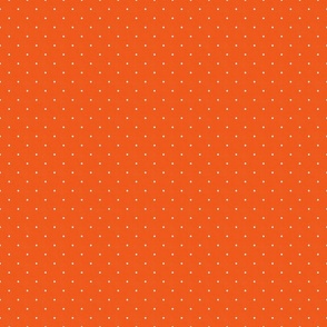Tiny Polka Dots on Orange / Medium
