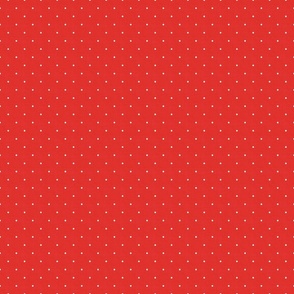 Tiny Polka Dots on Red / Medium