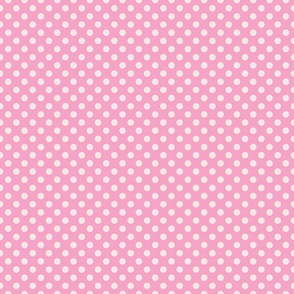 Large Polka Dots on Light Pink / Medium