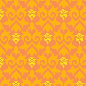 Indian style Floral textile pattern
