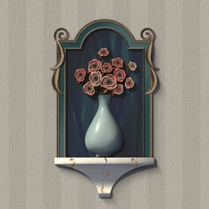 Vase with Roses