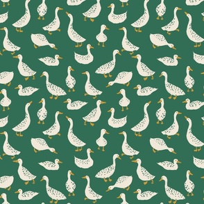 Have a goose day green cream yellow _ medium