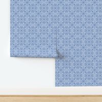  Spin Symmetry Cobalt: Circles Dots and Other Shapes; 2400, v03—Welcoming Walls, Entryway, Bedding, Table, Linens, Sheets, Blanket, Curtain