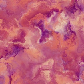 Peach and Purple marble abstract