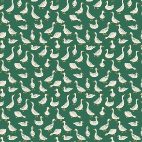 Have a goose day green cream yellow - mini micro