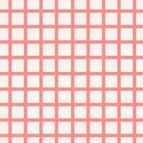 Pink & White Checkerboard Gingham Checks