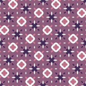 Geometric Pattern Purple Fantasia 