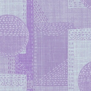 Dusty Lavender Boro Quilt- Large