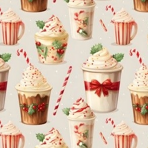 Christmas Coffees & Candy Canes - small