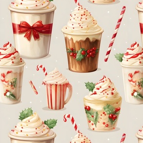 Christmas Coffees & Candy Canes - large