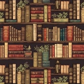 Books on Shelves - small