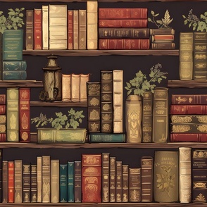 Books on Shelves - large