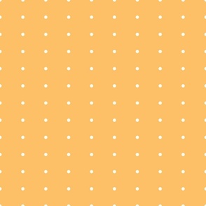 Yellow and Cream Polka Dots 12 inch