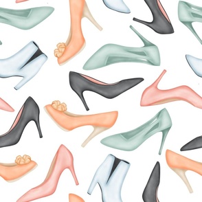 Elegant spring vibes - pastel shoes for trendy fashionistas