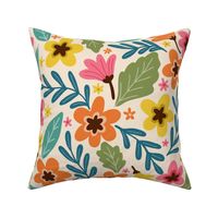 Summer bloom - Bright hues - Medium scale