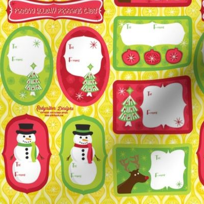 Festive Holiday Present Tags