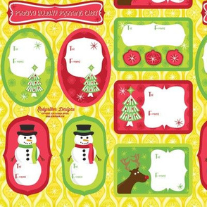 Festive Holiday Present Tags