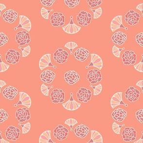 flowerwheel - peach fuzz 