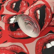 Scarlet Smooches Pop Art