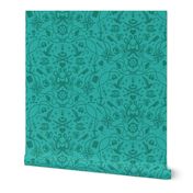 Blackbeard Damask Teal