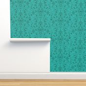 Blackbeard Damask Teal