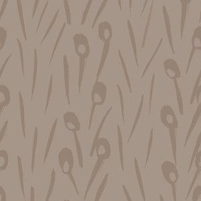 Berries Design on lite beige brown