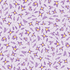 Purple floral