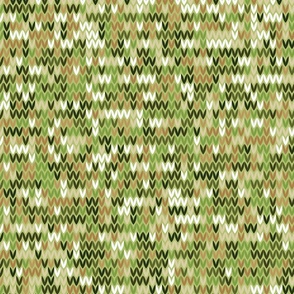 Beautiful granny knit pattern in green olive colors