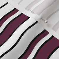 Large Scale Team Spirit Football Wavy Stripes in Texas A_M Maroon and White