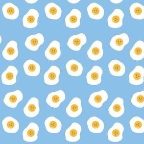 mini fried eggs