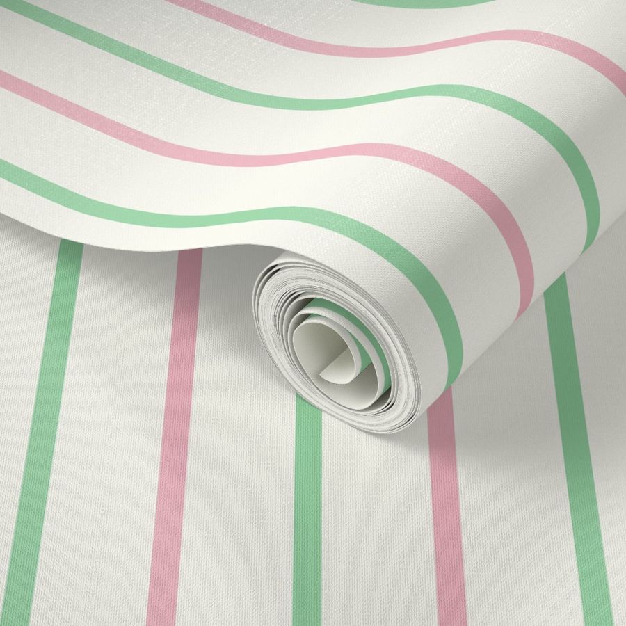 STRIPE PINK AND GREEN