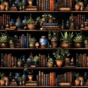 Ancient Bookshelf