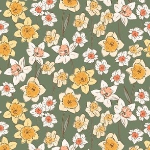 Daffodil-in-sage 8