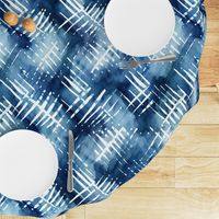 Shibori Indigo White Grids ATL_1764