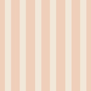 Vertical Tangier Stripes - Candy Stripes - Blush Pink and Baby Pink - Pantone 2024 - large scale