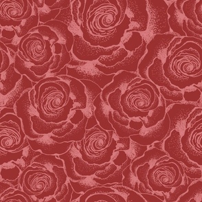 Vintage Rose Red