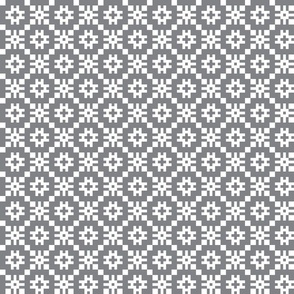 Latvian Pattern Gray