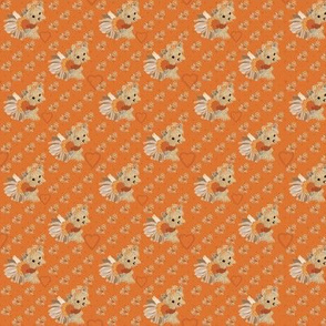 Yorkie Tangerine Dream - 1" design