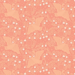 Egret Cascade {Peach Pink) medium