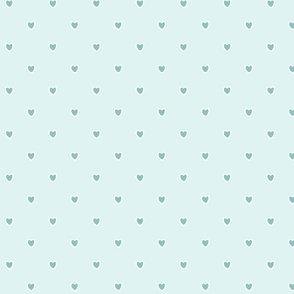 Heart Lollies Light Blue